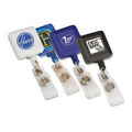 Square Retractable Badge Holder